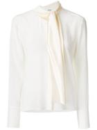 Loewe Lavalliere Blouse - White