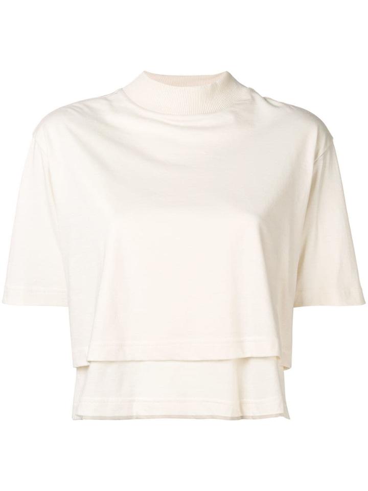 Y-3 Contrast Logo T-shirt - Neutrals