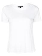 Veronica Beard Round Neck Shortsleeved T-shirt - White