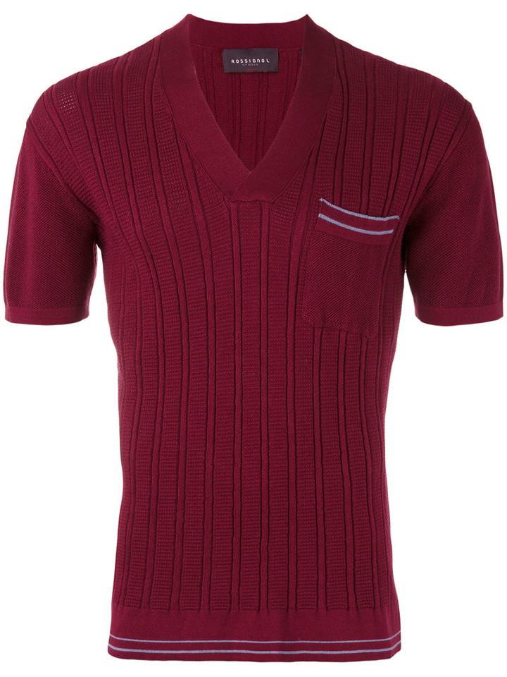 Rossignol Frederic Shortsleeved Jumper, Men's, Size: 44, Red, Cotton
