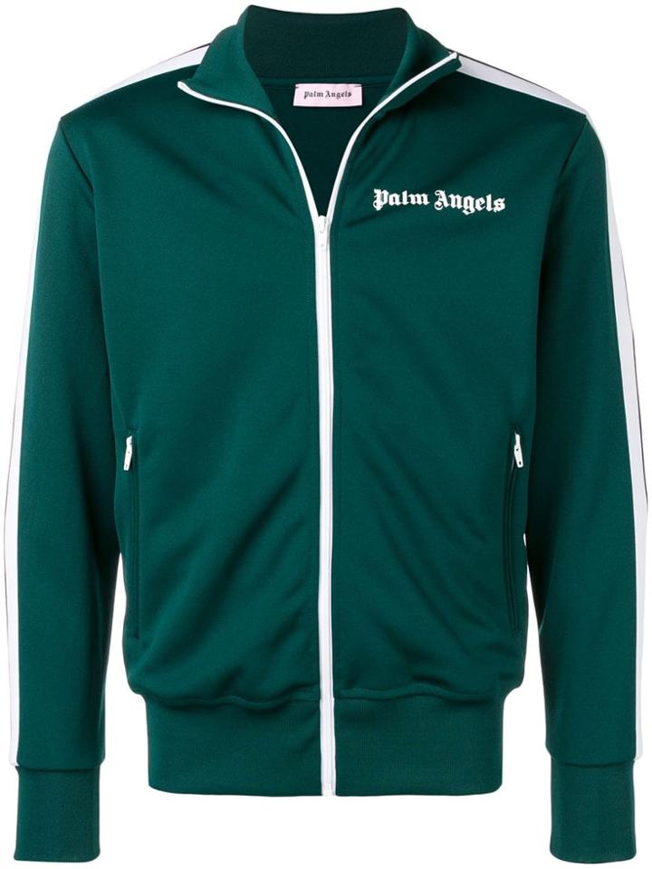 Palm Angels Side Stripe Track Top - Green
