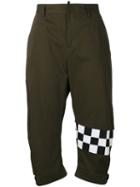 Dsquared2 - Cropped Cargo Trousers - Women - Cotton - 36, Green, Cotton