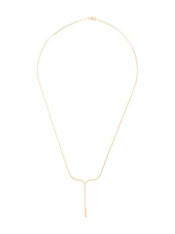 Natasha Schweitzer Elongated Design Necklace - Metallic
