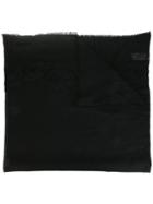 P.a.r.o.s.h. Lace Trim Scarf, Women's, Black, Wool/cotton/polyamide