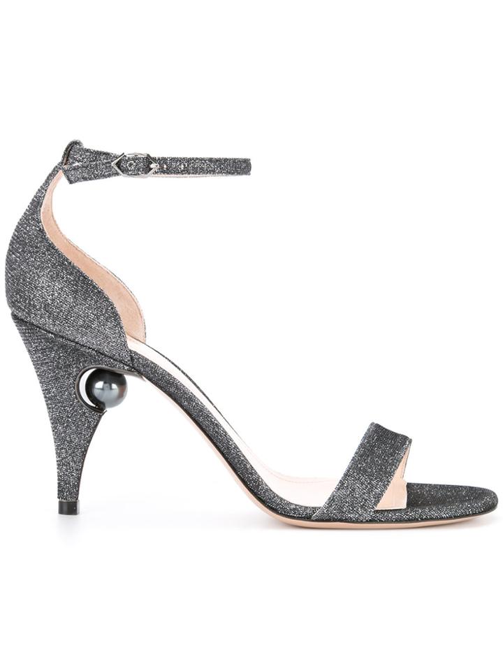 Nicholas Kirkwood Penelope Pearl Sandals - Metallic