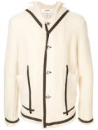 Sulvam Faux-shearling Buttoned Jacket - White
