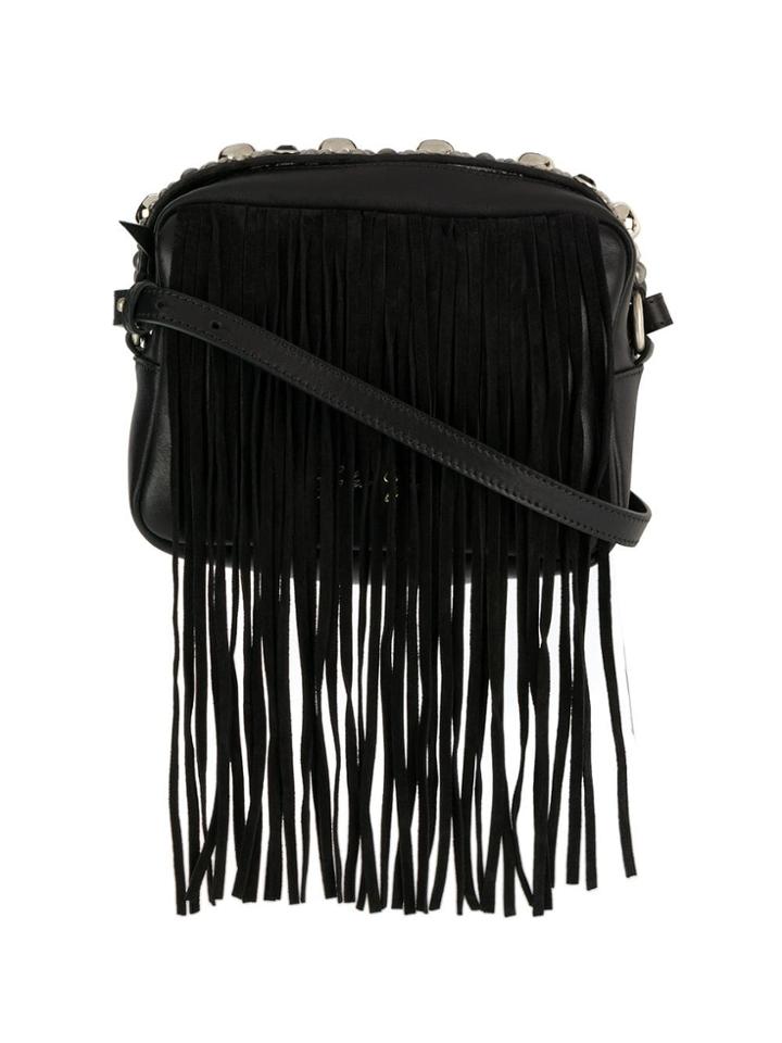 Golden Goose Tassel Detail Cross Body Bag - Black
