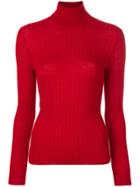 Gucci Fine Knit Turtleneck - Red