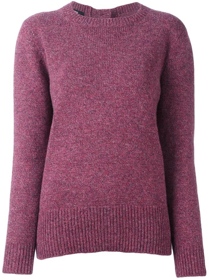 Yang Li Reverse Cardigan, Women's, Size: 42, Pink/purple, Wool