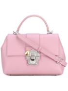 Dolce & Gabbana - Lucia Tote - Women - Calf Leather - One Size, Women's, Pink/purple, Calf Leather