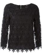 Steffen Schraut Star Lace Dress, Women's, Size: 40, Black, Cotton/polyester/spandex/elastane