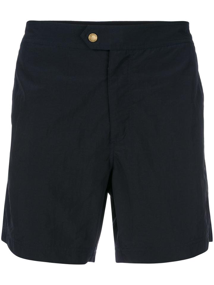 Tom Ford Fitted Swim Shorts - Blue