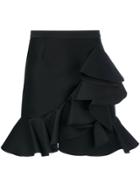 Stella Mccartney Ruffled Mini Skirt - Black