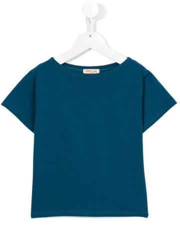 Amelia Milano Plain T-shirt, Boy's, Size: 10 Yrs, Blue