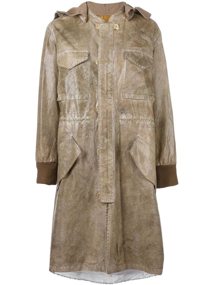 Golden Goose Deluxe Brand 'estefania' Coat, Women's, Size: Xs, Grey, Cotton/viscose