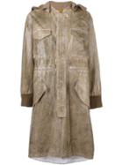 Golden Goose Deluxe Brand 'estefania' Coat, Women's, Size: Xs, Grey, Cotton/viscose