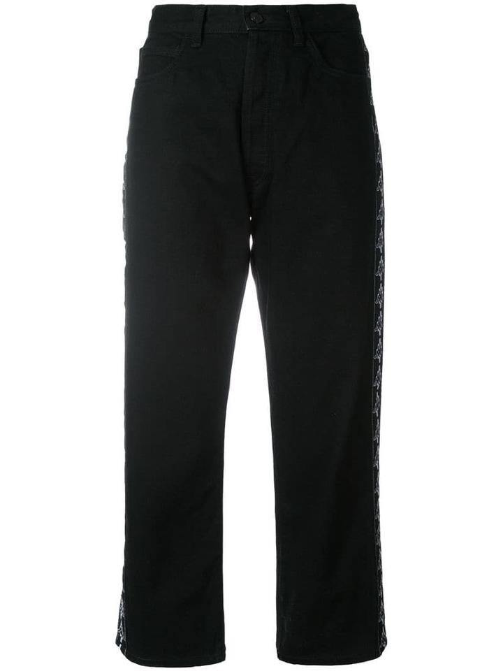Marcelo Burlon County Of Milan Kappa Boyfit Jeans - Black