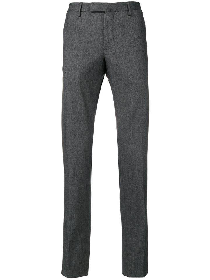 Incotex Straight Leg Tailored Trousers - Grey