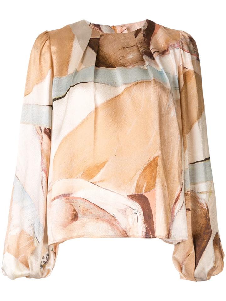 Aje Thurlow Printed Blouse - Multicolour