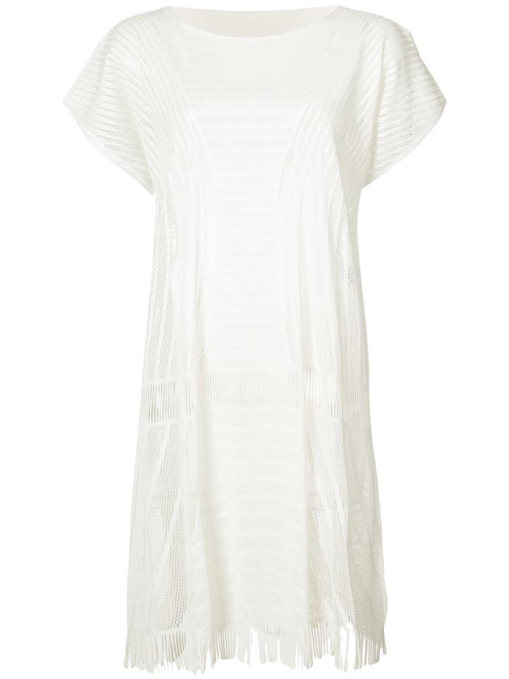 Pleats Please By Issey Miyake A-poc Motion Dress - White