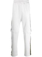 Fendi Logo-stripe Detachable-leg Trousers - White