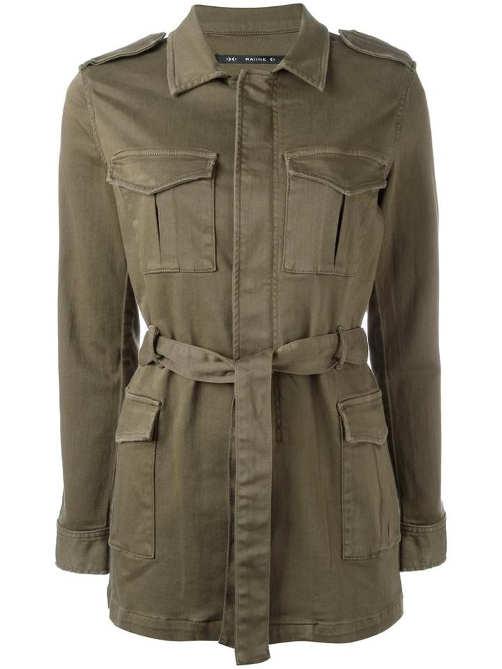 Raiine 'thunderbolt' Jacket, Women's, Size: Xs, Green, Cotton/polyester/spandex/elastane