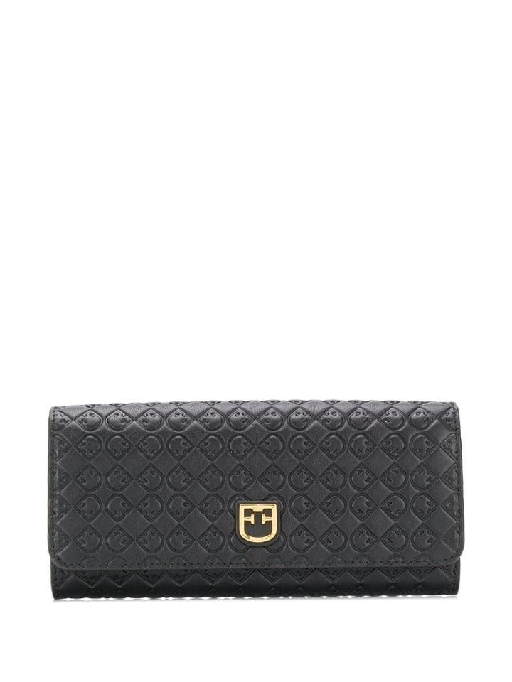 Furla Snap Button Closure Purse - Black