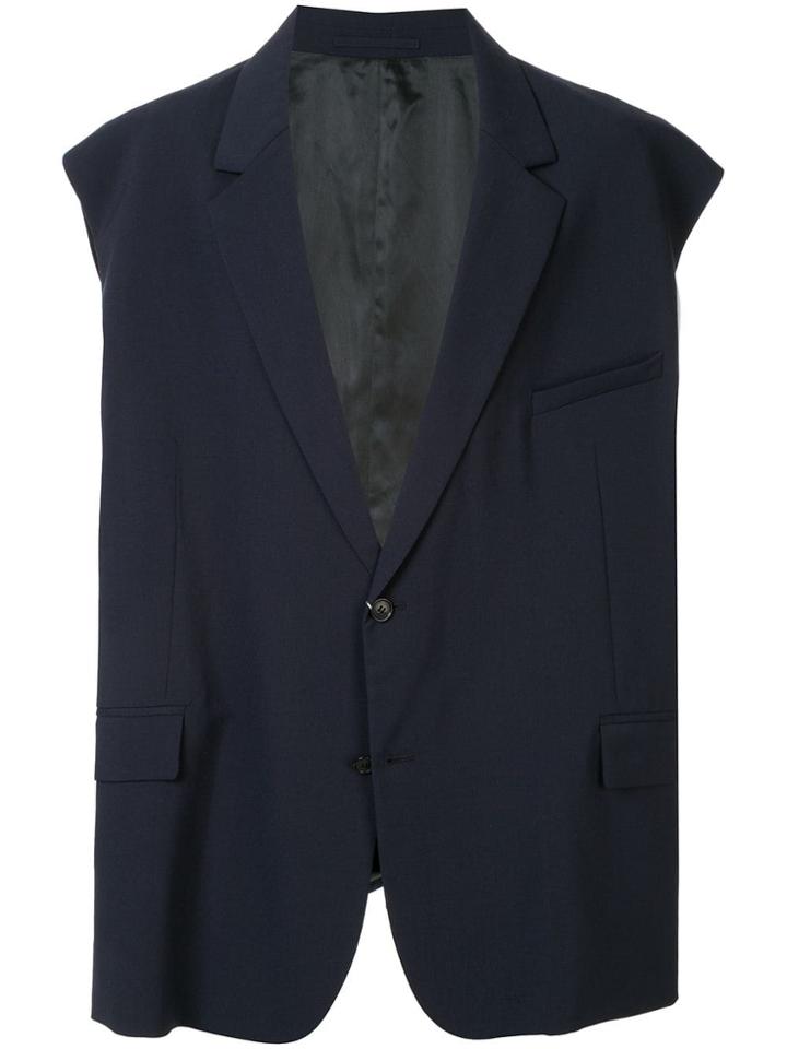 Hed Mayner Cap-sleeve Blazer - Blue