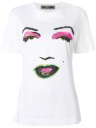 Versace Marilyn Sequin Print T-shirt - White