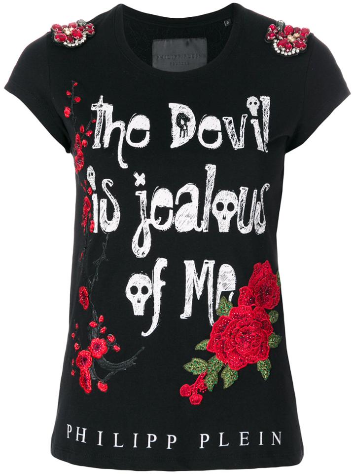 Philipp Plein Jealous Of Me T-shirt - Black