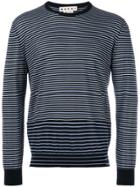 Marni Graphic Stripe Sweater - Blue