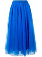 P.a.r.o.s.h. Full Tulle Skirt - Blue