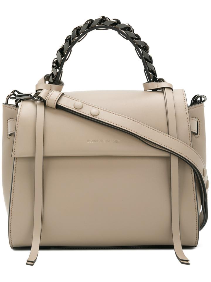 Elena Ghisellini Angel S Shoulder Bag - Nude & Neutrals