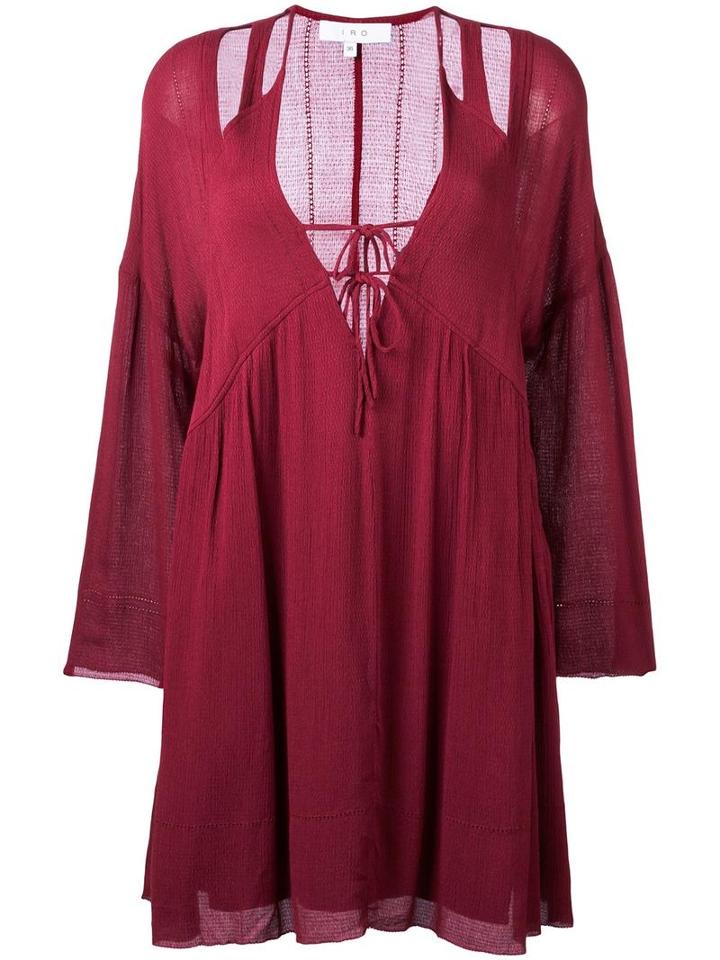Iro 'enya' Dress, Women's, Size: 40, Red, Viscose