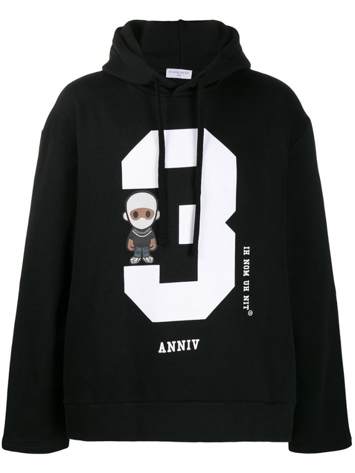 Ih Nom Uh Nit Number 3 Print Hoodie - Black