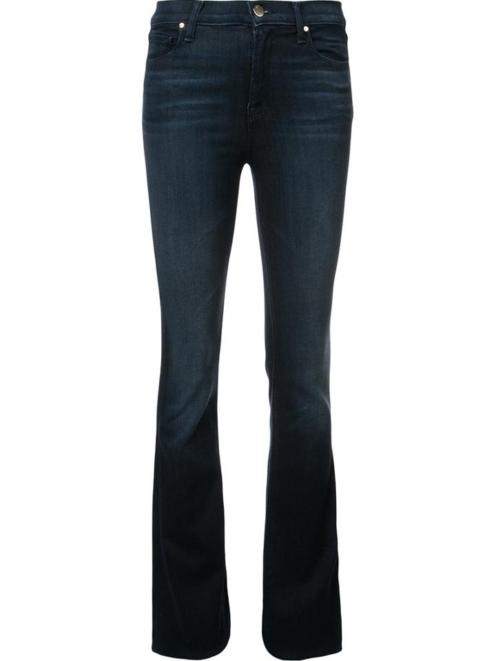 J Brand - High Rise Flared Jeans - Women - Viscose/cotton/lyocell/spandex/elastane - 28, Blue, Viscose/cotton/lyocell/spandex/elastane