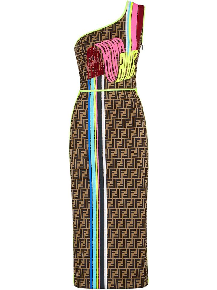 Fendi Fendi Roma Amor Dress - Brown