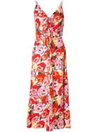 Rebecca Vallance Blume Floral-print Slip Dress - Red