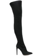 Sergio Rossi Over-the-knee Heeled Boots - Black