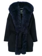 Ava Adore Belted Coat - Blue