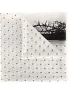 Haider Ackermann - Polka Dot Print Scarf - Men - Wool - One Size, Nude/neutrals, Wool