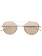 Thom Browne Eyewear Round Sunglasses - Gold