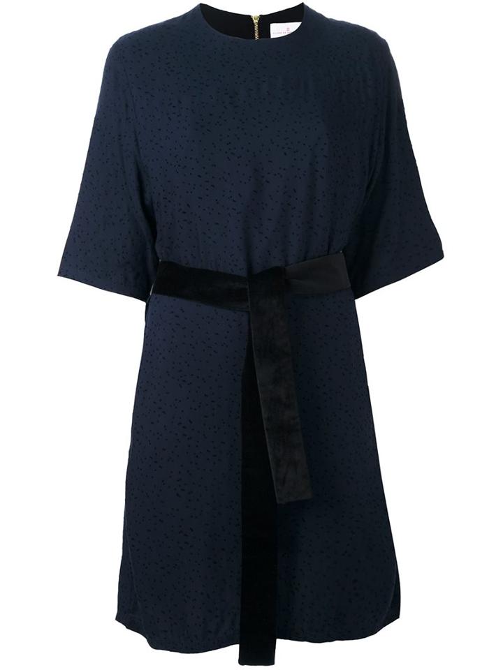 Cuisse De Grenouille 'classic' Dress, Women's, Size: 36, Blue, Viscose