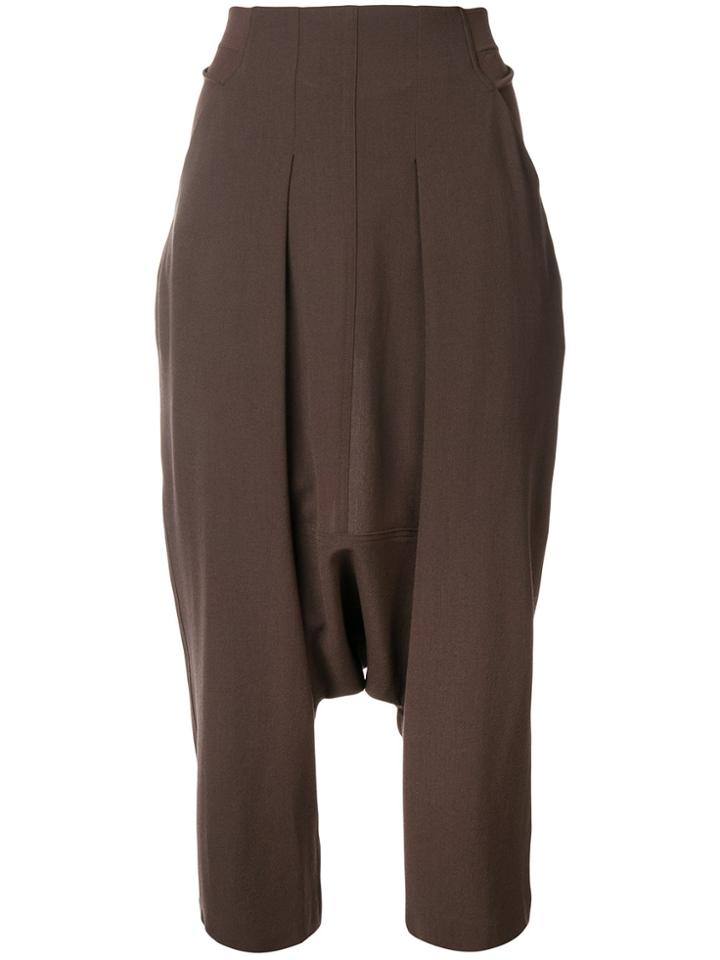 Rick Owens Harem Trousers - Brown
