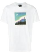 Ps By Paul Smith Front Print T-shirt, Men's, Size: Large, White, Cotton