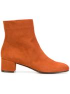 L'autre Chose Side-zip Ankle Boots - Yellow & Orange