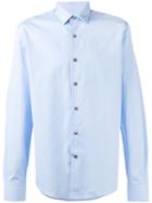 Lanvin Buttoned Shirt, Men's, Size: 16 1/2, Blue, Cotton