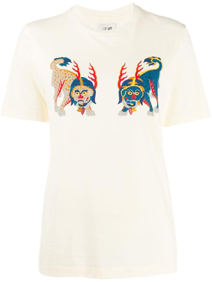 Kirin Graphic Print T Shirt - White