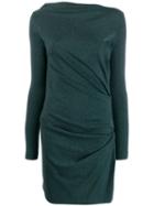 Vivienne Westwood Anglomania Draped Mini Dress - Green