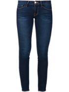 Frame Denim Skinny Jeans, Women's, Size: 29, Blue, Cotton/polyester/spandex/elastane